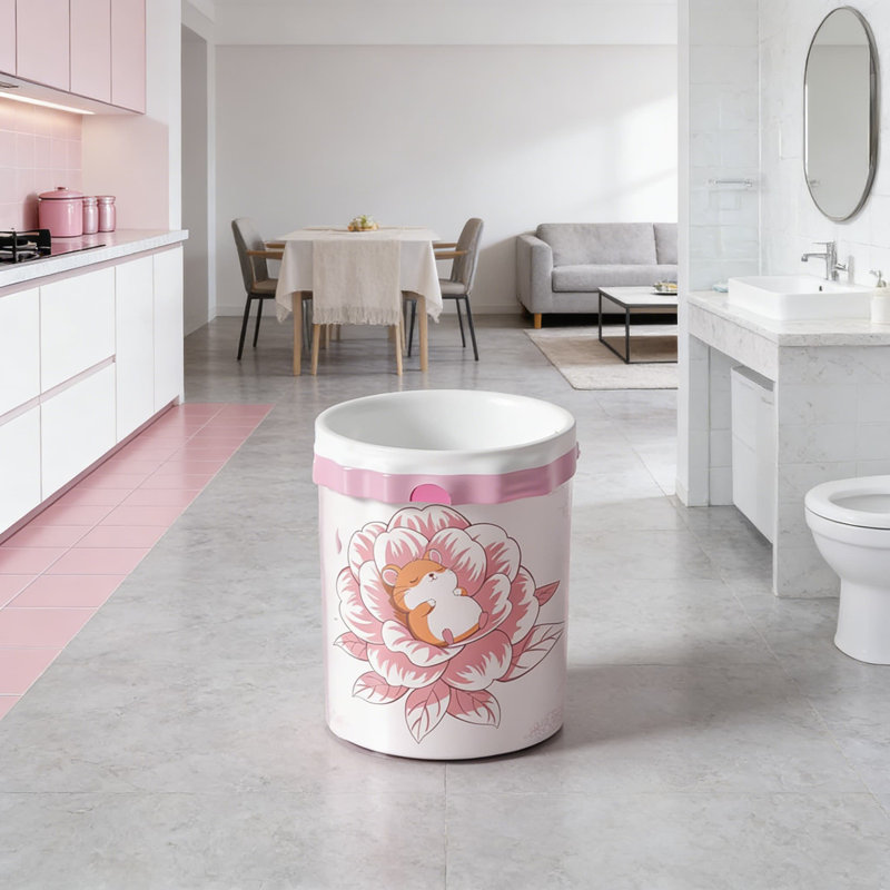 Sacs à ordures à cordon de serrage de 4 gallons - Sacs de poubelle pré-séparés sans déchirure pour la salle de bain, le bureau, la maison et les chambres à coucher