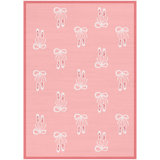 Arranjeet Machine Washable Pink Indoor Rug