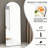 Versatile Arched Full-Length Wall Mirror for Various Spaces, Enhancing Décor-1895959913
