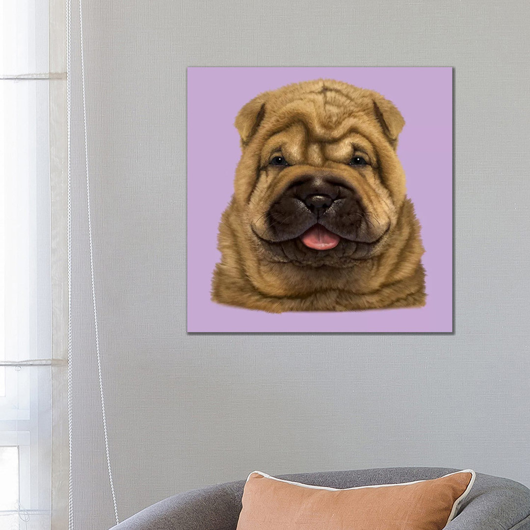 Shar Pei Puppy by Vincent Hie - Wrapped Canvas Print