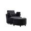 Fauteuil pivotant avec repose-pieds en chenille de 42,2 po de largeur Shiley-709032071