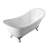 59" x 28" Clawfoot Soaking Acrylic Bathtub-51226569-51226568