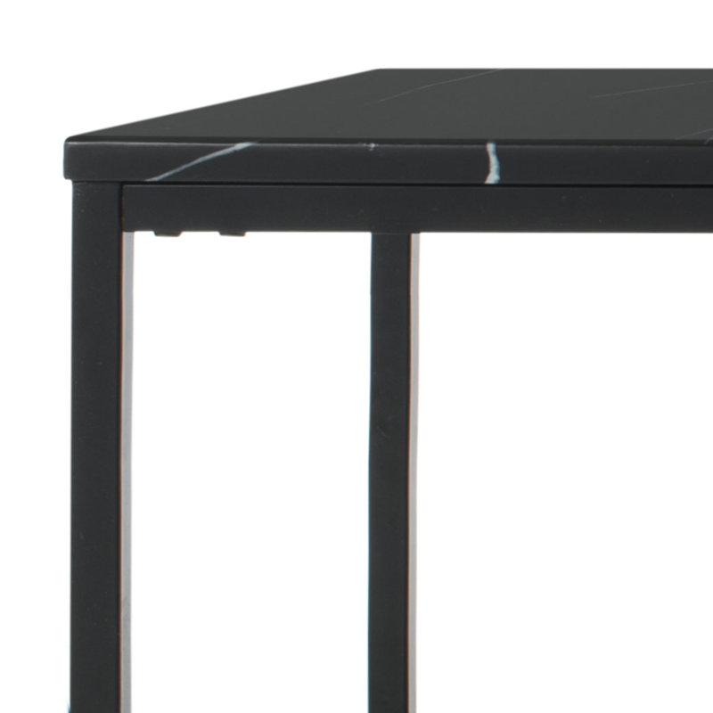 Table basse Alazae, Noir