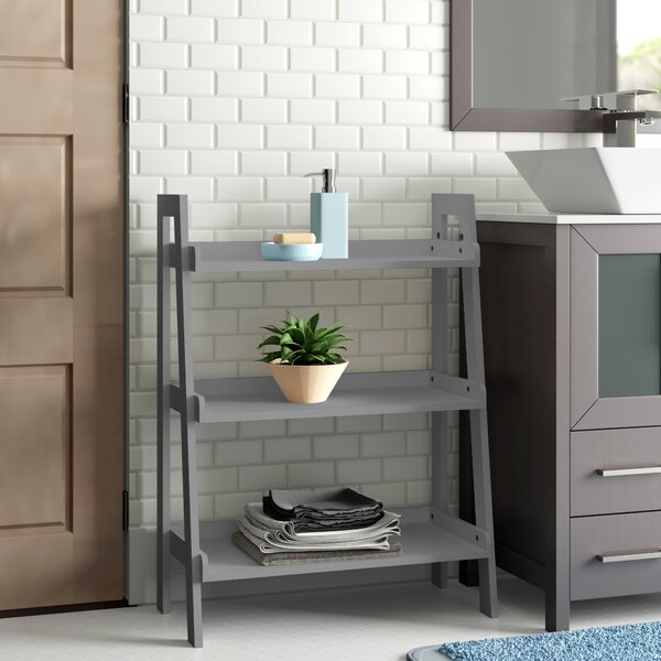 Tarbes 17 W x 35 H x 10.5 D Free-Standing Bathroom Shelves Winston Porter