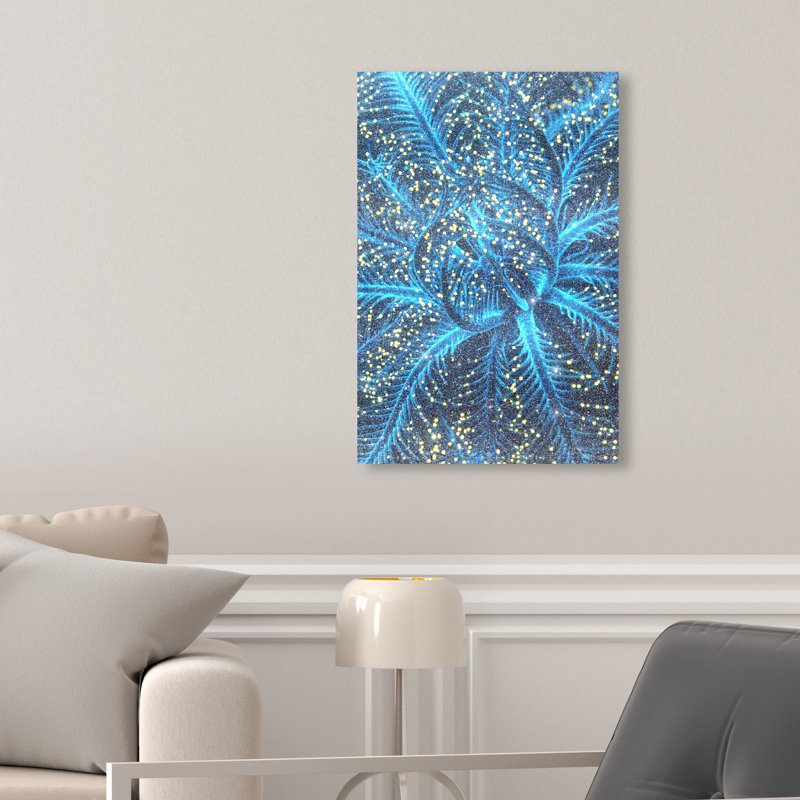Neon Bloom Print by Oliver Gal, 15"H x 10"W, Gallery Wrapped