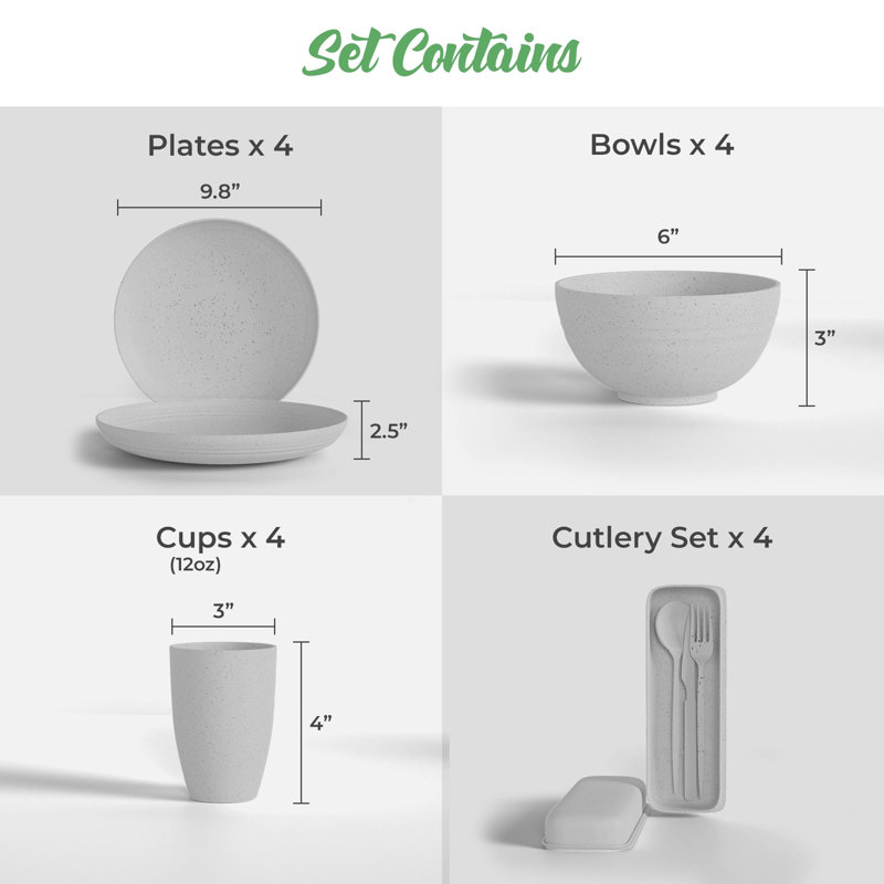 Service de table Ebern Designs Cylas