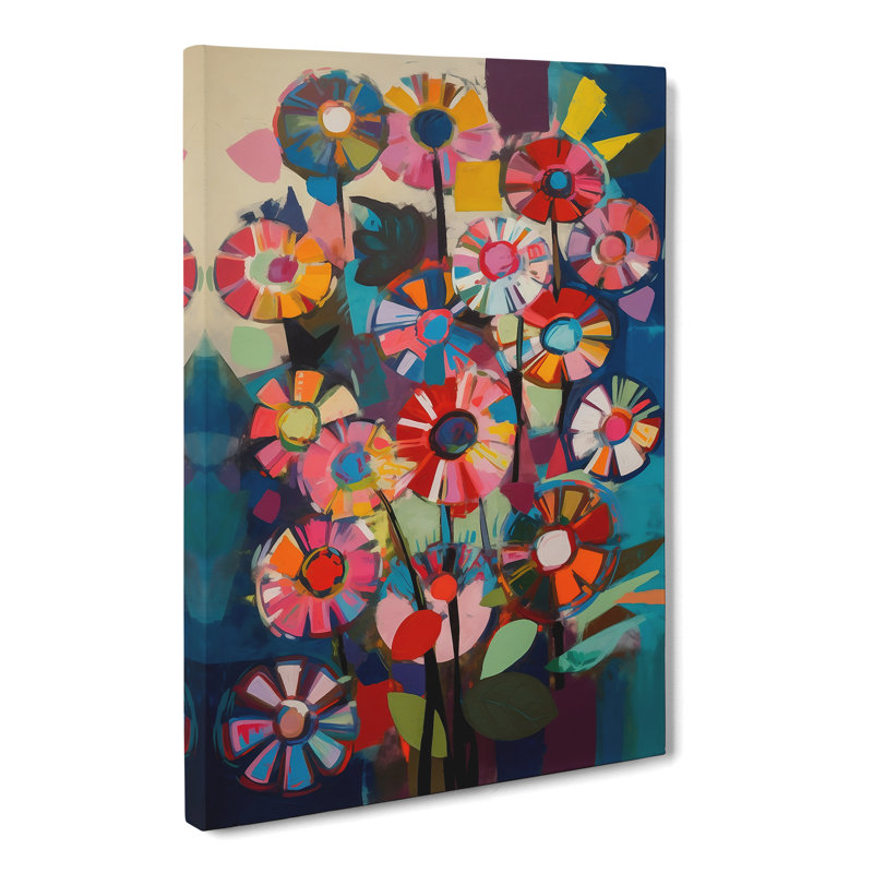 Jilyn Flowers Constructivism Vol.4 - Wrapped Canvas, 50cm H x 35cm W x 3cm D