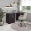 Bureau avec rangement classique Techni Mobile