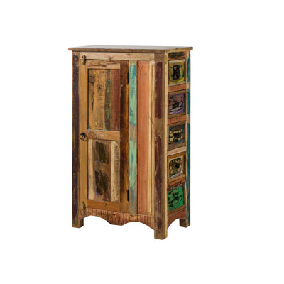 Nature Of Spirit Solid Wood 70 cm W Chest of 5 Drawers