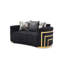 Sofa Soledad G00523A-L deux places, noir