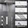 Thermostatic Complete Rainfall Shower System with Rough in-Valve and Body Spray