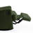 Upholstered Classic Wing Back Manual Handle Swivel Rock Glider Recliner Set of 2-1480243148