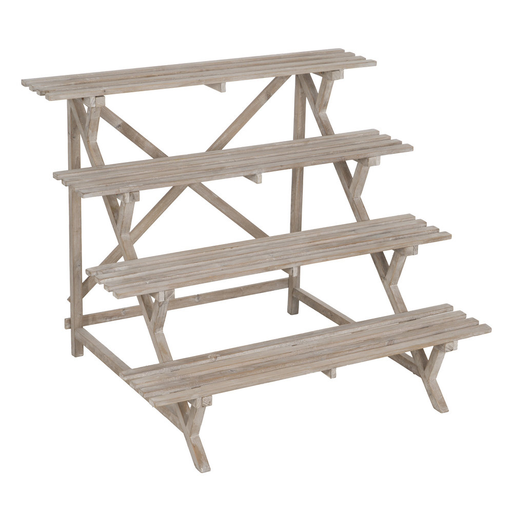 Wantagh 100cm W Solid Wood Shelving Unit