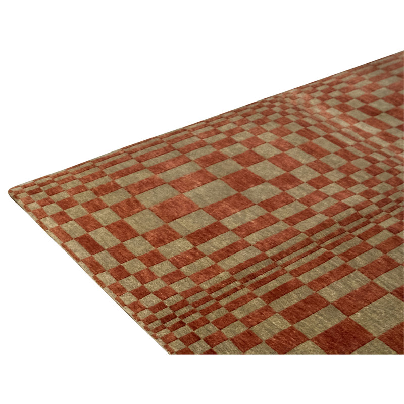 Handmade Wool Geometric Area Rug