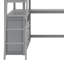 Lit mezzanine avec bureau et tablettes, tiroirs-259496994