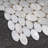Mother of Pearl 11.75'' X 11.75'' Seashell Oval Mosaic Wall Tile 