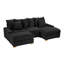 Canapé modulaire avec 2 repose-pieds-406993566