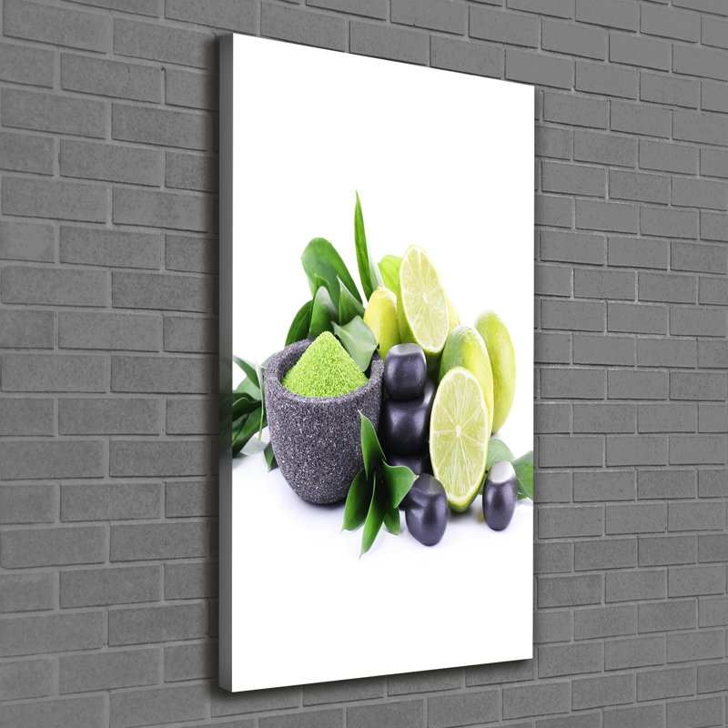 Arcade Citruses And Stones - Wrapped Canvas Print