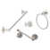 Lugano Series Bath Set, Two Post Pivot
