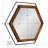 Latiffany Hexagon Mirror