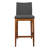 Upholstered Counter Stool with Solid Wood Frame-911119225-823577233