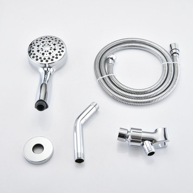 High Pressure Handheld Shower Head with Hose, Chrome