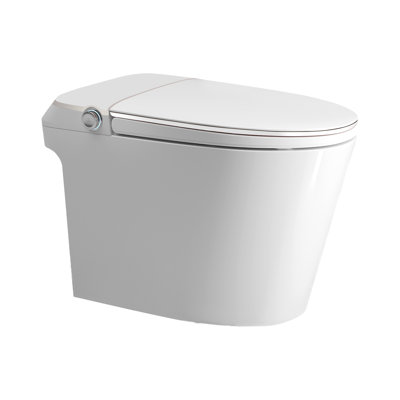 Toilettes intelligentes en blanc mat