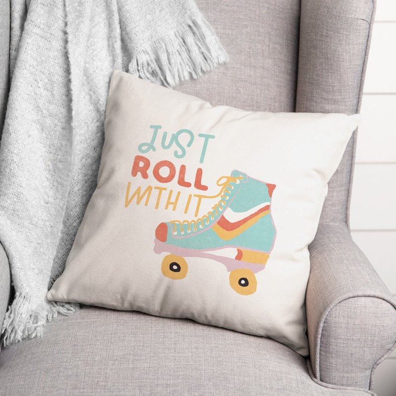  Housse et insert de coussin carré Just Roll, 20 po X 20 po