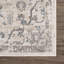Tapis oriental en polyester tissé à la machine en beige-1021421045