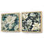Morissette - Ensemble de 2 collages carrés botaniques abstraits-101844479-101844481