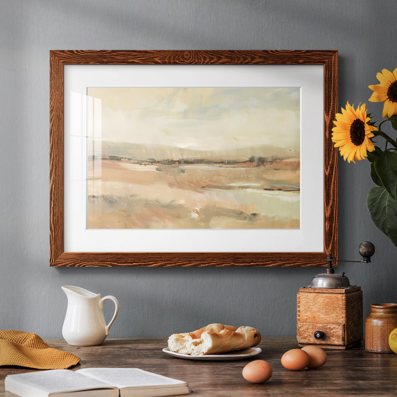 Paysage de tons de terre I, Érable, H 14 po x l 20 po x P 1,5 po