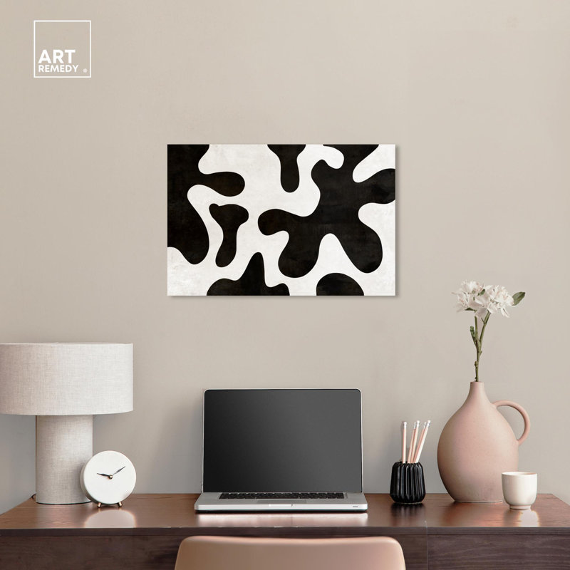 Le Splat Boho Abstract Canvas Wall Art, 24" x 16"