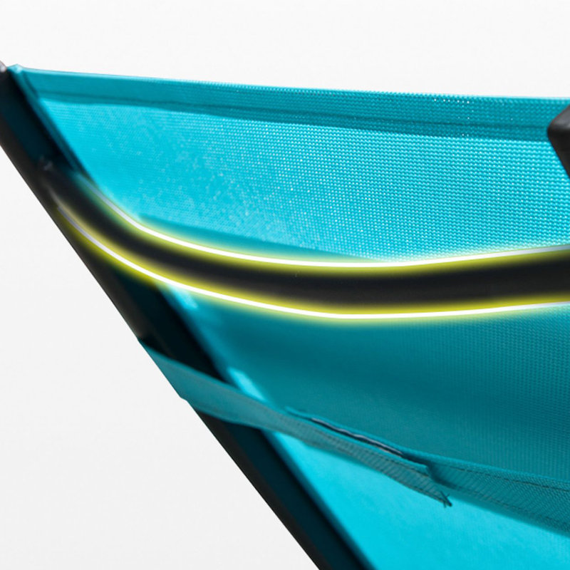 Chaise longue d'extérieur en alliage d'aluminium, Bleu