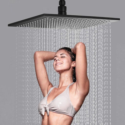 Rain Dual Shower Head 2.5 GPM GPM with Self-Cleaning