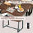 Zakoria Metal Base Dining Table-1064094017