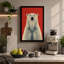 Polar Bear Portrait Modern - Wrapped Canvas-1149475589-1149475591