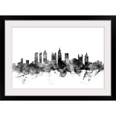 «Atlanta Georgia Skyline» par Francy, impression