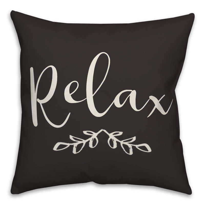 Housse de coussin pour l’extérieur carrée et insert, Noir