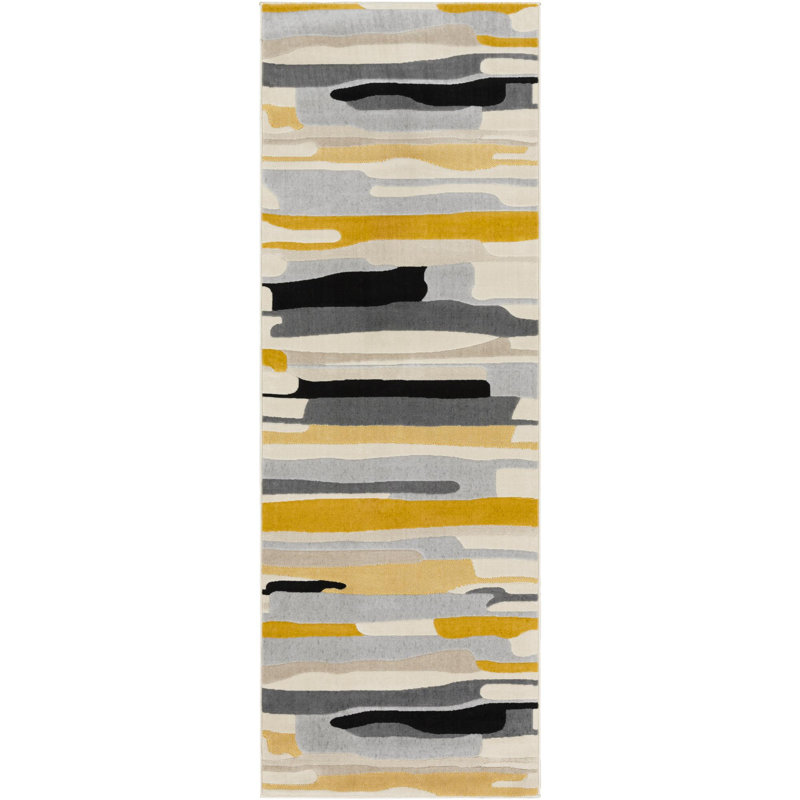 Dimond Striped Indoor Rug, Runner 2'7" x 7'3"
