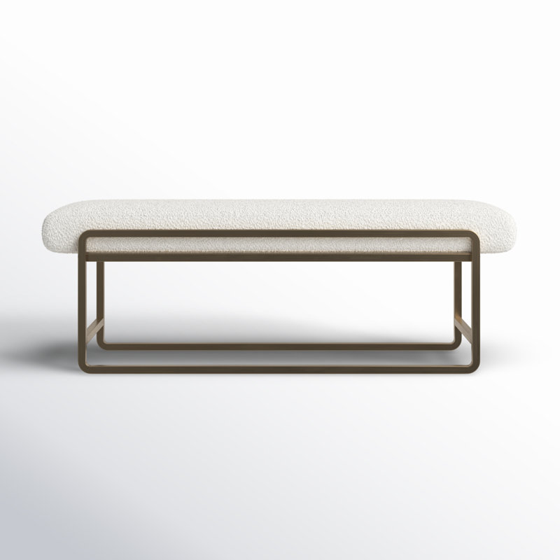 Arlen Boucle Upholstered Bench
