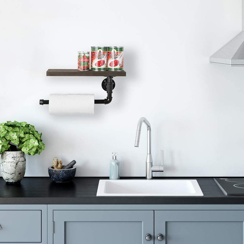 Porte-essuie-tout mural / sous armoire