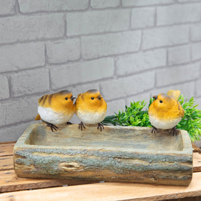 Bonifacio Resin Sundial Birdbath