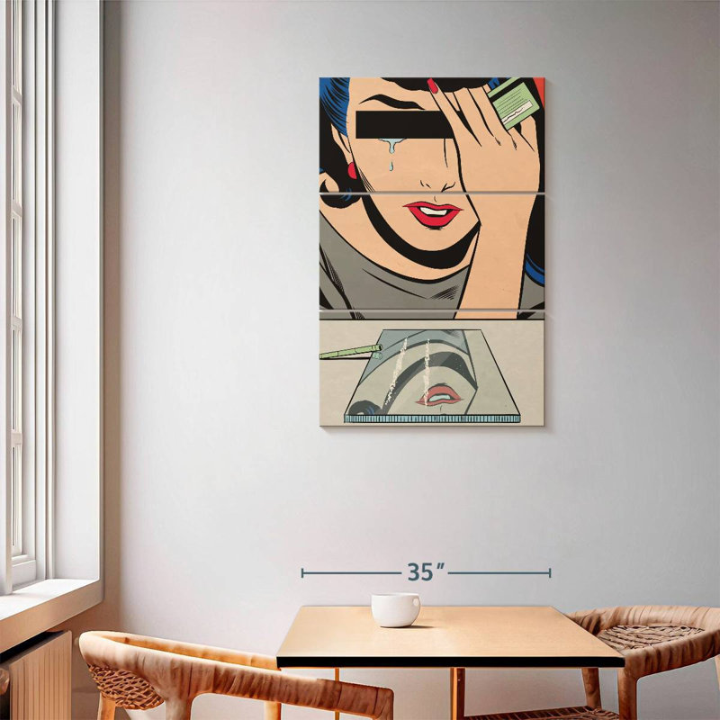 Cocaine, 57" H x 36" W