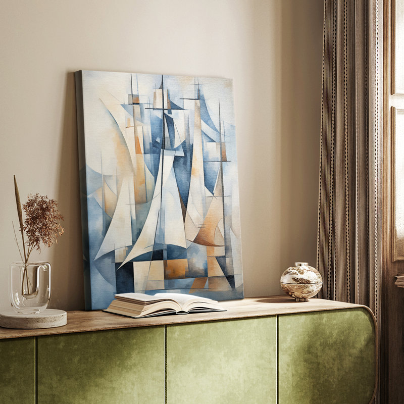 NAUTICAL Series CDXXIV -Custom Wrapped Gallery Cavas, 18" H x 12" W