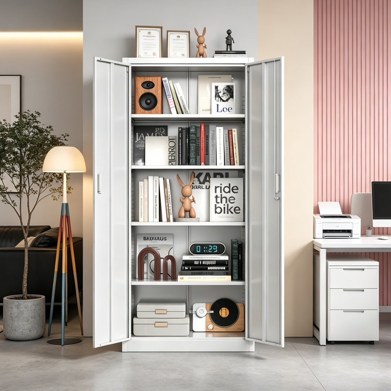 Metal Basic Storage System, White