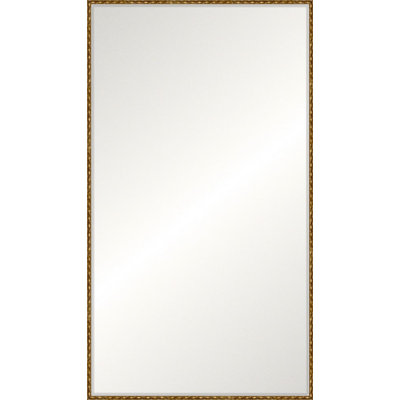 Antique Gold Wave Floor Mirror