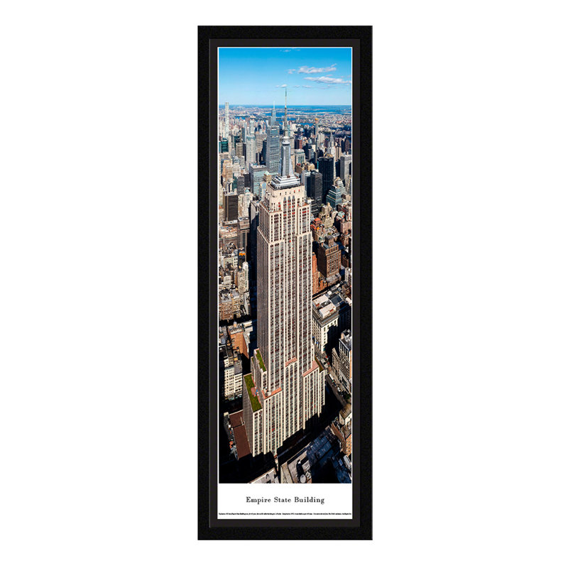 " Empire State Building " by James Blakeway, Black Select Frame, 15.5" H x 42" W