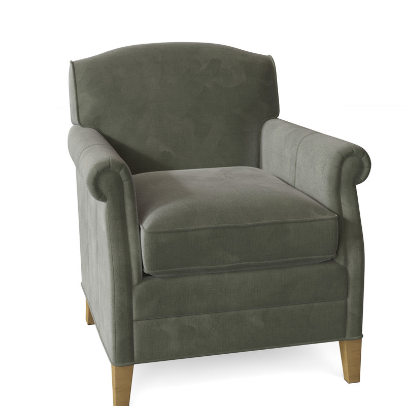 Dresden 29" W Armchair, Hazelnut, Turquoise (8789 91)