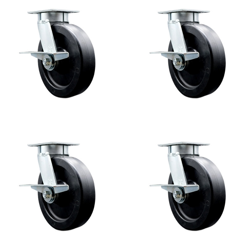 Kingpinless Polyolefin Swivel Caster