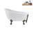 53.1'' x 25.6'' Soaking Acrylic Bathtub-72770153-76275072